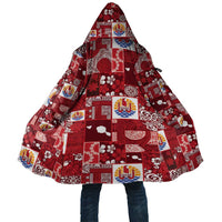 Tahiti Oaoa I Teie Noera Cloak Pacific Patchwork Xmas Vibes - Polynesian Pride