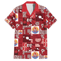Tahiti Oaoa I Teie Noera Family Matching Short Sleeve Bodycon Dress and Hawaiian Shirt Pacific Patchwork Xmas Vibes - Polynesian Pride