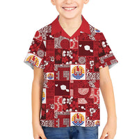 Tahiti Oaoa I Teie Noera Family Matching Summer Maxi Dress and Hawaiian Shirt Pacific Patchwork Xmas Vibes - Polynesian Pride