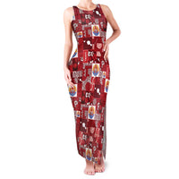 Tahiti Oaoa I Teie Noera Family Matching Tank Maxi Dress and Hawaiian Shirt Pacific Patchwork Xmas Vibes - Polynesian Pride