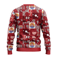 Tahiti Oaoa I Teie Noera Ugly Christmas Sweater Pacific Patchwork Xmas Vibes - Polynesian Pride