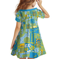 Tuvalu Manuia te Kilisimasi Family Matching Mermaid Dress and Hawaiian Shirt Pacific Patchwork Xmas Vibes - Polynesian Pride