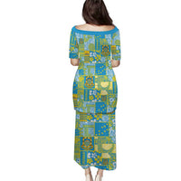 Tuvalu Manuia te Kilisimasi Family Matching Puletasi and Hawaiian Shirt Pacific Patchwork Xmas Vibes - Polynesian Pride