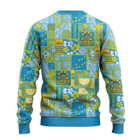 Tuvalu Manuia te Kilisimasi Ugly Christmas Sweater Pacific Patchwork Xmas Vibes - Polynesian Pride