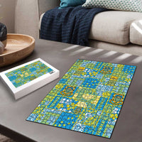 Tuvalu Manuia te Kilisimasi Puzzle Pacific Patchwork Xmas Vibes - Polynesian Pride