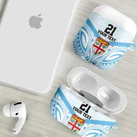 Fiji Football Custom AirPods Case Bula Boys Go Champions - Polynesian Pride