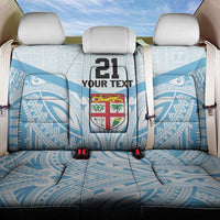 Fiji Football Custom Back Car Seat Cover Bula Boys Go Champions LT9 One Size Blue - Polynesian Pride