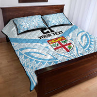 Fiji Football Custom Quilt Bed Set Bula Boys Go Champions