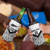New Zealand Football Custom 4 in 1 Can Cooler Tumbler All White Fern Go Champions