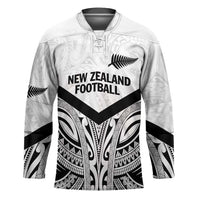 New Zealand Football Custom Hockey Jersey All White Fern Go Champions - Polynesian Pride