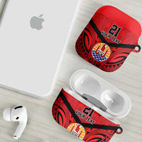 Tahiti Football Custom AirPods Case Toa Aito Go Champions - Polynesian Pride