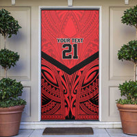 Tahiti Football Custom Door Cover Toa Aito Go Champions - Polynesian Pride