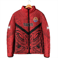 Tahiti Football Custom Padded Jacket Toa Aito Go Champions LT9 - Polynesian Pride