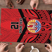 Tahiti Football Custom Puzzle Toa Aito Go Champions LT9 - Polynesian Pride