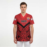 Tahiti Football Custom Scrub Top Toa Aito Go Champions - Polynesian Pride