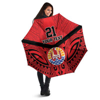Tahiti Football Custom Umbrella Toa Aito Go Champions LT9 - Polynesian Pride