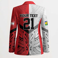 New Caledonia-Tahiti Football Custom Blazer Together Go Champions - Polynesian Pride