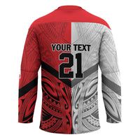 New Caledonia-Tahiti Football Custom Hockey Jersey Together Go Champions - Polynesian Pride