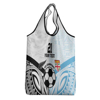 New Zealand-Fiji Football Custom Grocery Bag Together Go Champions