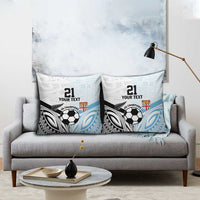 New Zealand-Fiji Football Custom Pillow Cover Together Go Champions - Polynesian Pride
