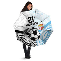 New Zealand-Fiji Football Custom Umbrella Together Go Champions LT9 - Polynesian Pride