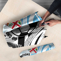 New Zealand-Fiji Football Custom Umbrella Together Go Champions LT9 - Polynesian Pride