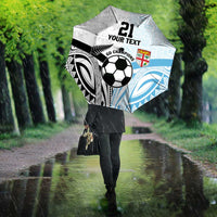 New Zealand-Fiji Football Custom Umbrella Together Go Champions LT9 - Polynesian Pride