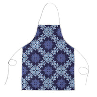 Palaka Hawaiian Quilt Seamless Pattern Apron LT9 Blue - Polynesian Pride