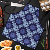 Palaka Hawaiian Quilt Seamless Pattern Apron LT9 Blue - Polynesian Pride