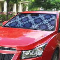 Palaka Hawaiian Quilt Seamless Pattern Auto Sun Shade LT9 - Polynesian Pride