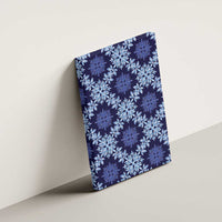 Palaka Hawaiian Quilt Seamless Pattern Canvas Wall Art - Polynesian Pride