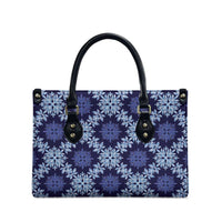 Palaka Hawaiian Quilt Seamless Pattern Leather Bag LT9 - Polynesian Pride