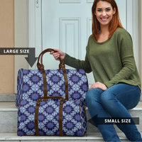 Palaka Hawaiian Quilt Seamless Pattern Travel Bag LT9 - Polynesian Pride