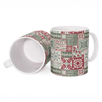 Mele Kalikimaka Hawaii Christmas Ceramic Mug Aloha Spirit with Hawaiian Quilt Pattern LT9 - Polynesian Pride