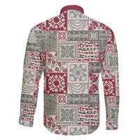 Mele Kalikimaka Hawaii Christmas Family Matching Long Sleeve Bodycon Dress and Hawaiian Shirt Aloha Spirit with Hawaiian Quilt Pattern - Polynesian Pride