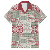 Mele Kalikimaka Hawaii Christmas Family Matching Summer Maxi Dress and Hawaiian Shirt Aloha Spirit with Hawaiian Quilt Pattern - Polynesian Pride