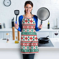 Mele Kalikimaka Hawaii Christmas Apron Hawaiian Quilt Pattern Style - Polynesian Pride