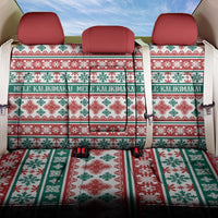 Mele Kalikimaka Hawaii Christmas Back Car Seat Cover Hawaiian Quilt Pattern Style - Polynesian Pride