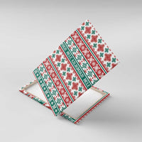 Mele Kalikimaka Hawaii Christmas Canvas Wall Art Hawaiian Quilt Pattern Style - Polynesian Pride