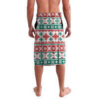 Mele Kalikimaka Hawaii Christmas Lavalava Hawaiian Quilt Pattern Style - Polynesian Pride