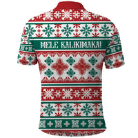 Mele Kalikimaka Hawaii Christmas Polo Shirt Hawaiian Quilt Pattern Style - Polynesian Pride