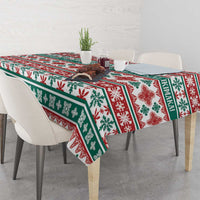 Mele Kalikimaka Hawaii Christmas Tablecloth Hawaiian Quilt Pattern Style - Polynesian Pride