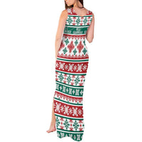 Mele Kalikimaka Hawaii Christmas Tank Maxi Dress Hawaiian Quilt Pattern Style - Polynesian Pride