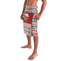 Shaka Sign Skull Mele Kalikimaka Personalized Lavalava Hawaiian Quilt Pattern - Polynesian Pride