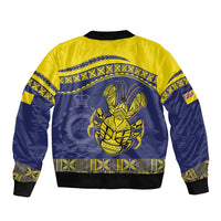Niue Coconut Crab Bomber Jacket Rock of Polynesia