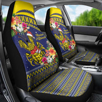 Monuina e Kilisimasi Niue Christmas Car Seat Cover Niuean Tribal Pattern LT9 - Polynesian Pride