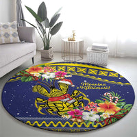 Monuina e Kilisimasi Niue Christmas Round Carpet Niuean Tribal Pattern LT9 - Polynesian Pride