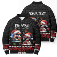 Aotearoa Six Seven Personalized Bomber Puffer Jacket New Zealand Funny Christmas LT9 - Polynesian Pride
