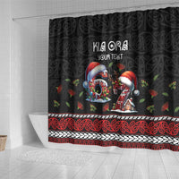 Aotearoa Six Seven Personalized Shower Curtain New Zealand Funny Christmas - Polynesian Pride