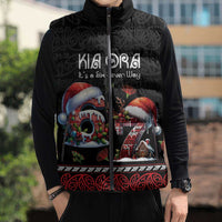 Aotearoa Six Seven Personalized Sleeveless Puffer Jacket New Zealand Funny Christmas LT9 - Polynesian Pride